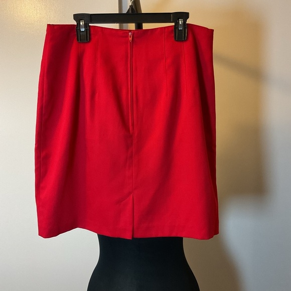 17. StringBean Vintage Juniors Red Asymmetrical A-Line Mini Skirt for Work 11/12 - Picture 3 of 5